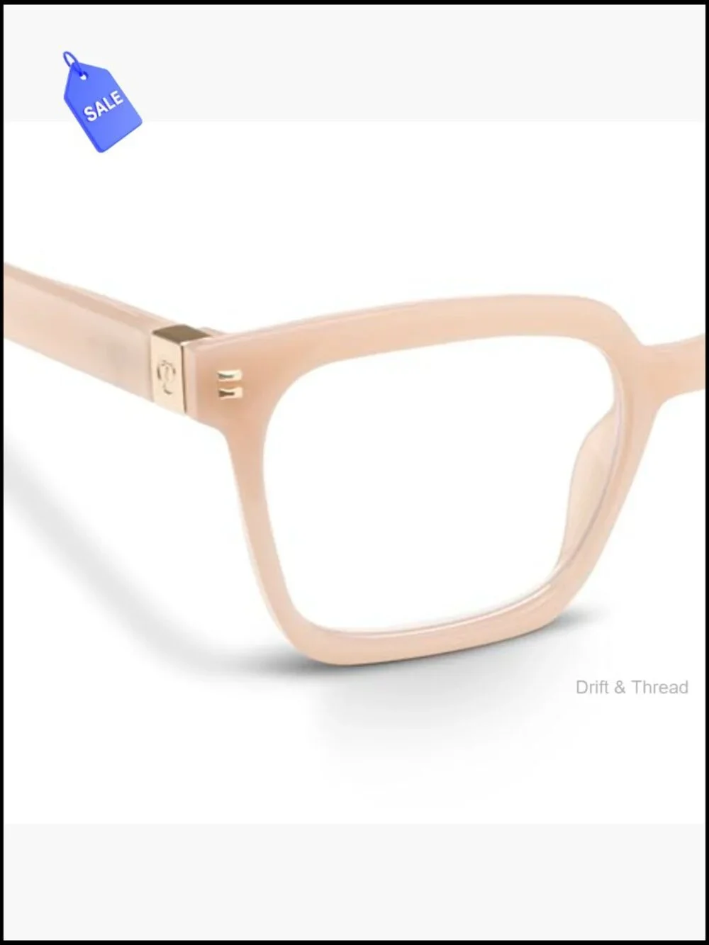 Blue Light Blocking Reading Glasses with Square Full Rim Frame